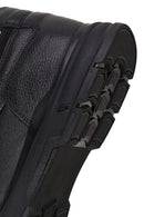 Male Black Lace-up Leather Casual Sneaker | Derimod