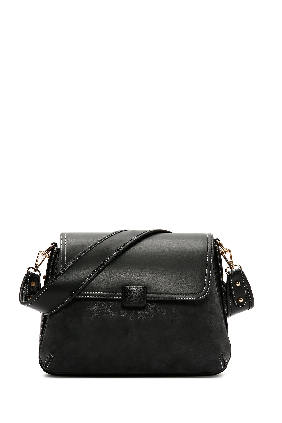 Women's Black Long Strap Crossbody Bag 24WBD211614 | Derimod