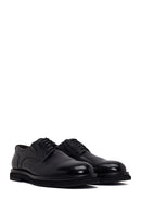 Male Black Lace-Up Leather Casual Shoes | Derimod