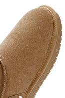 Women's Camel Fur Detailed Suede Leather Boots | Derimod