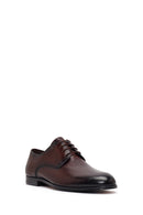 Derimod Black Male Brown Lace-Up Classic Leather Shoes | Derimod