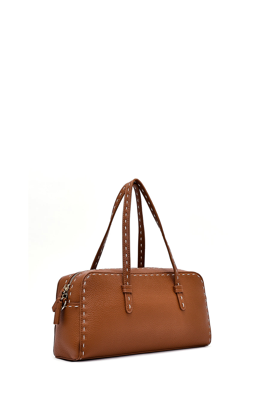 Women's Brown Long Strap Shoulder Bag