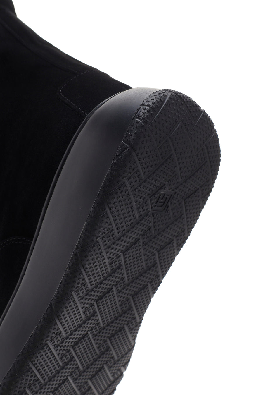 Men's Black Suede Leather Casual Boots