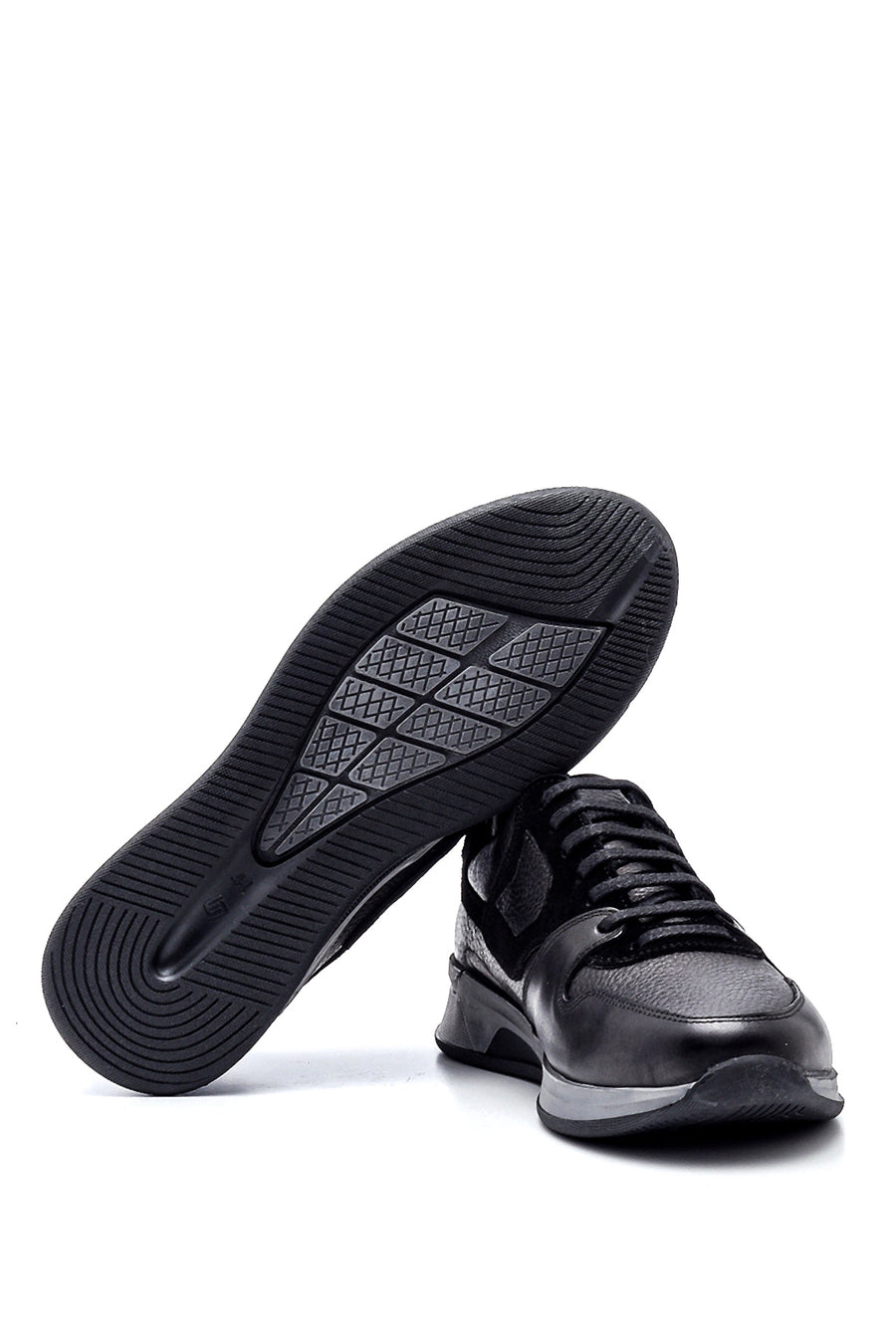 Erkek Deri Süet Detaylı Sneaker