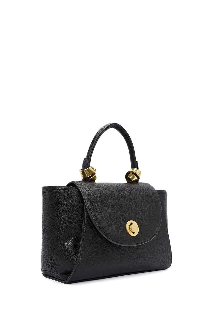 Women's Black Long Strap Mini Handbag