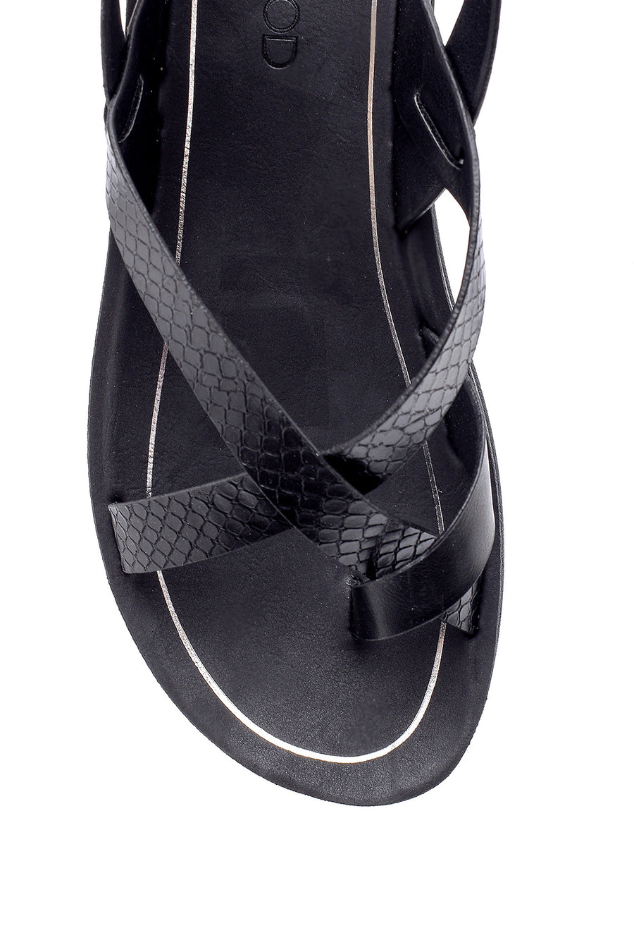 Women's Snakeskin Patterned Sandals