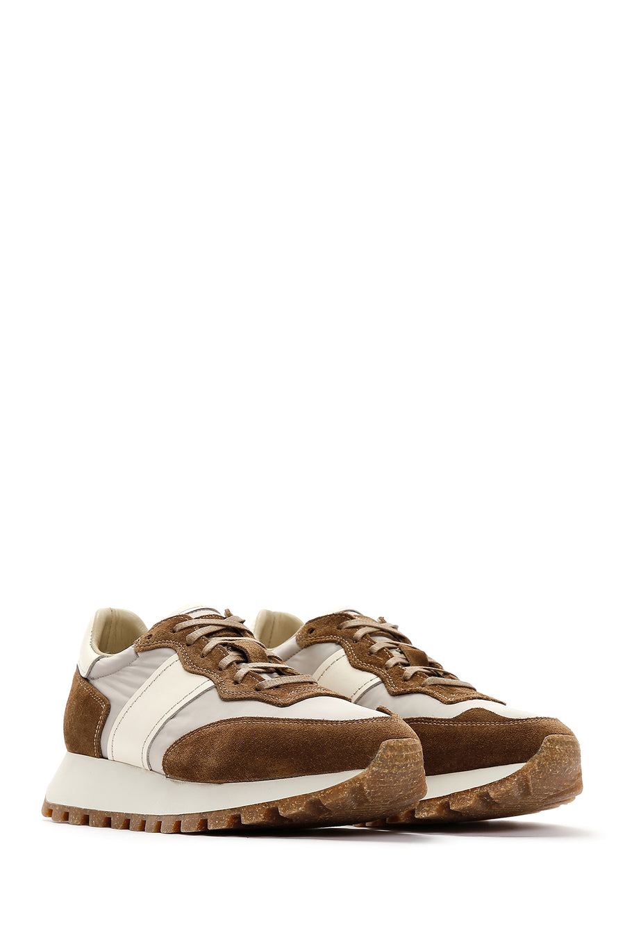 Men's Mink Suede Leather Detailed Sneaker