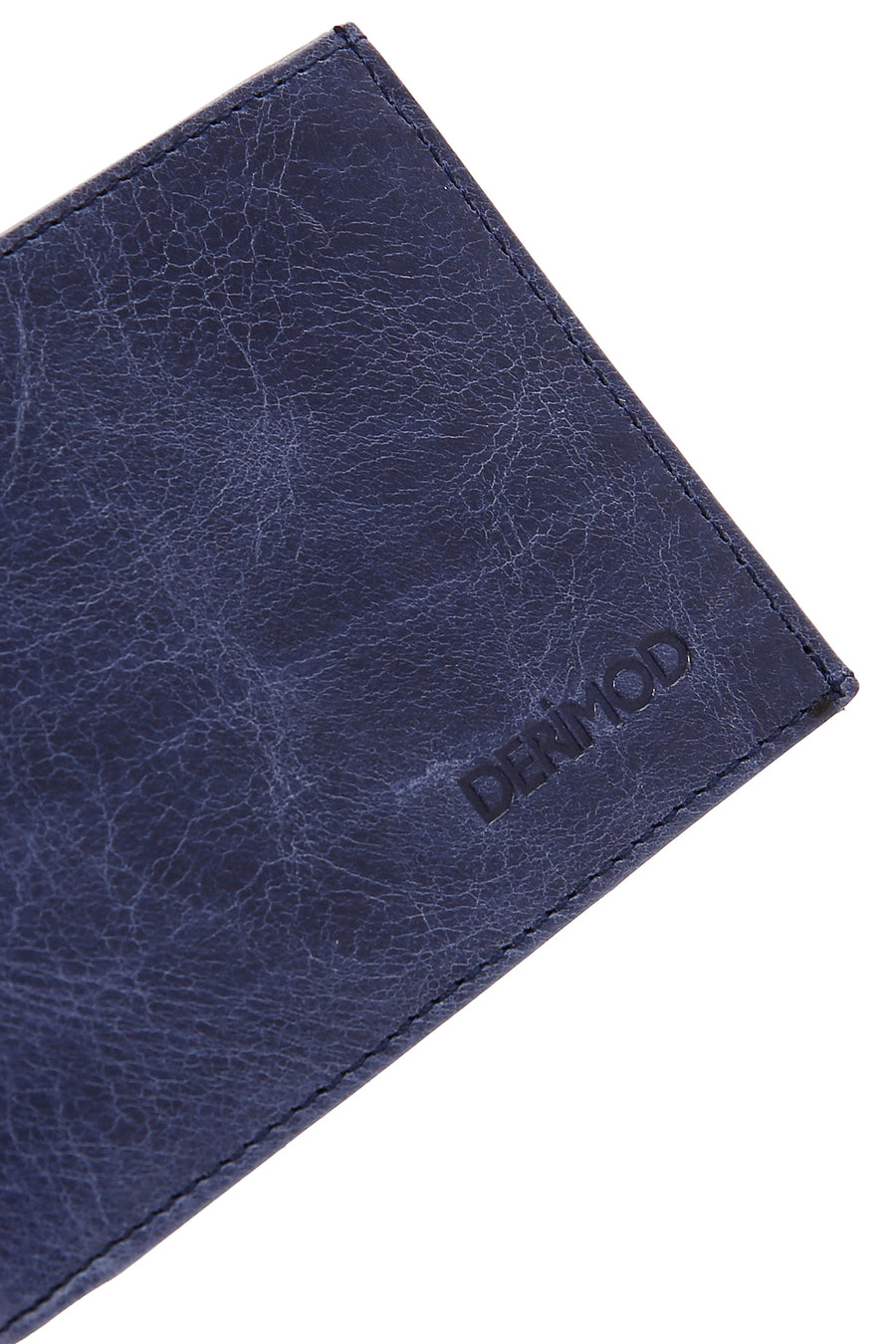 Men's Navy Blue Leather Wallet