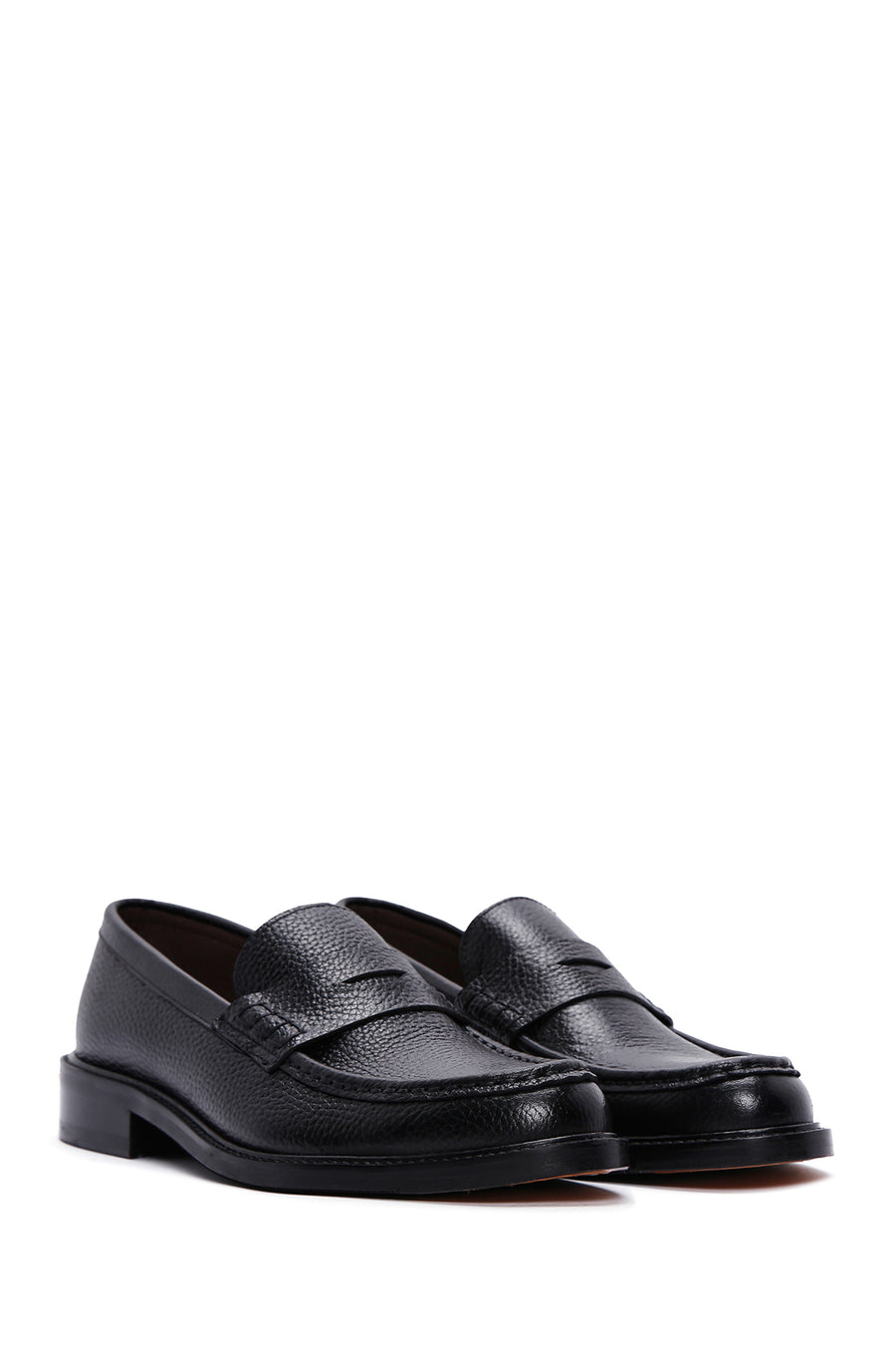 Men's Black Leather Classic Loafer