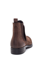 Men's Leather Nubuck Chelsea Boots | Derimod