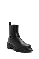 Women's Black Zipper Boots | Derimod