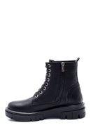 Women's Leather Zipper Boots | Derimod