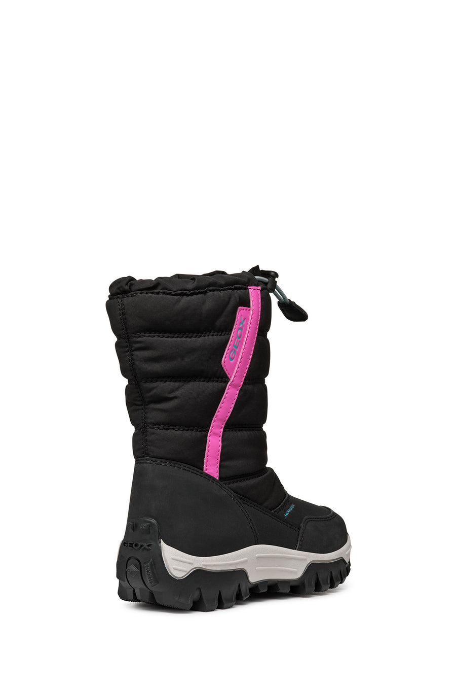 Geox Kız Çocuk Siyah Himalaya Abx Kumaş Waterproof Outdoor Bot