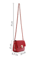 Women's Red Long Strap Crossbody Bag | Derimod