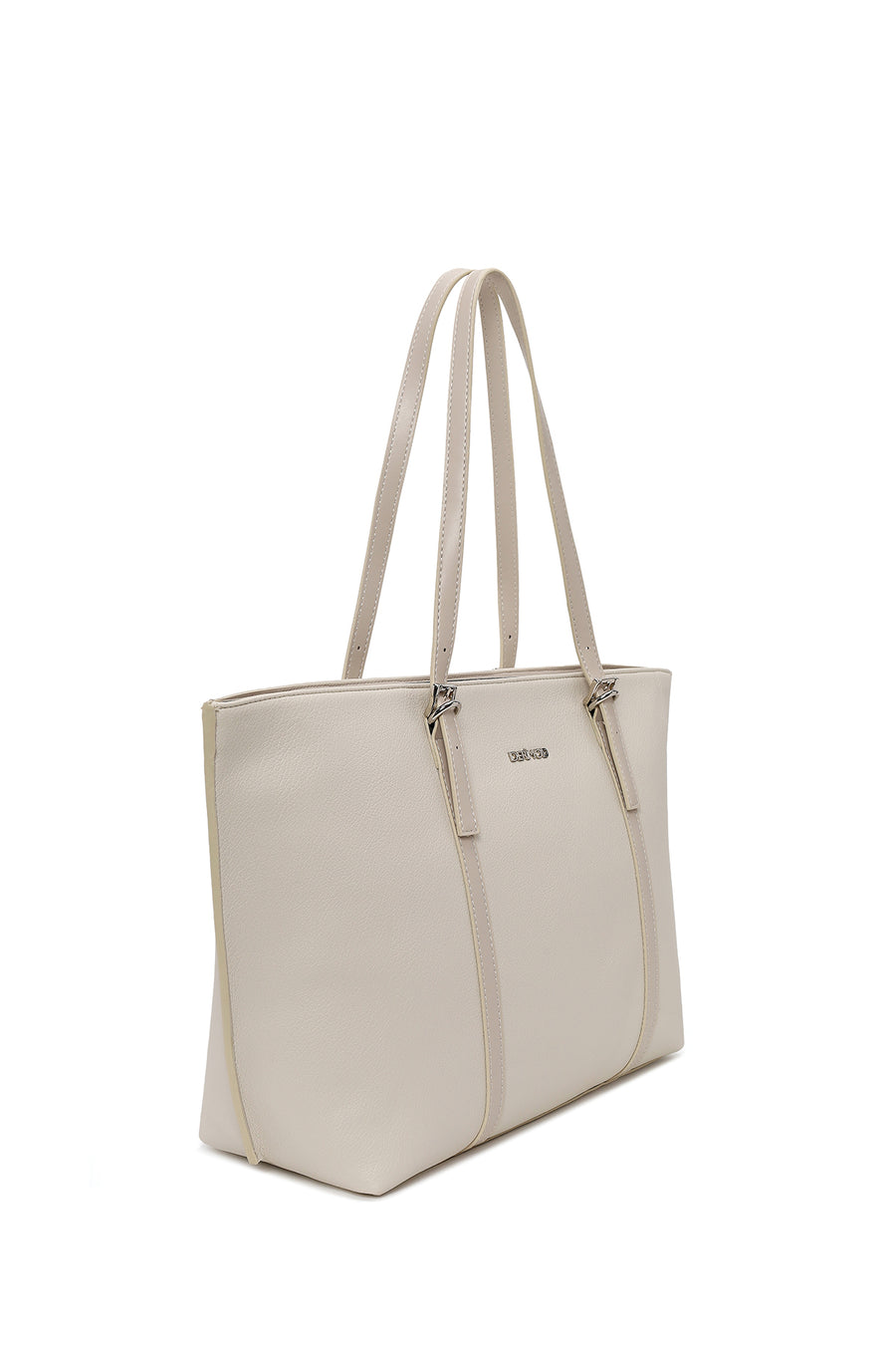 Woman Cream Classic Shoulder Bag