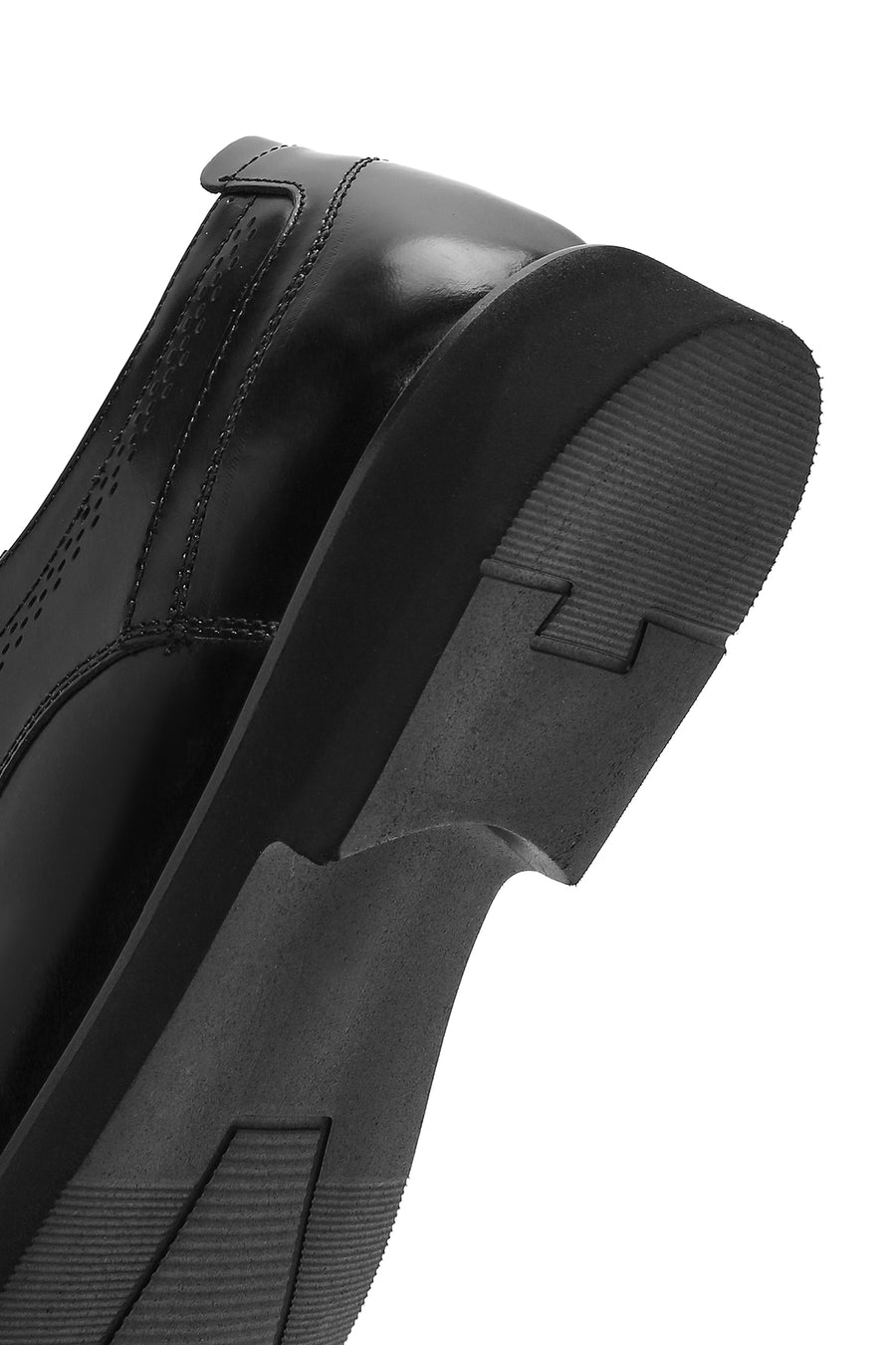 Men's Black Laced Leather Classic Shoes