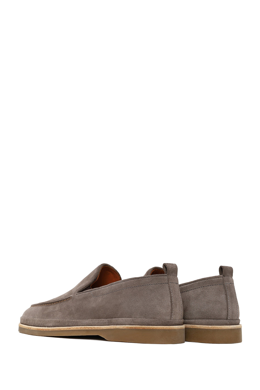 Erkek Vizon Süet Deri Casual Loafer