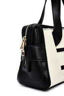 Women's Cream Long Strap Classic Handbag | Derimod