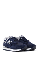 Hammer Jack Men's Navy Blue Suede Leather Chile M Sneaker | Derimod