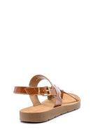 Women's Crocodile Patterned Sandals | Derimod