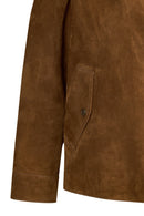 Valencia Woman Camel A-Form Suede Jacket | Derimod
