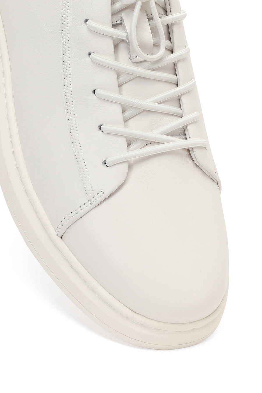 Erkek Beyaz Deri Sneaker