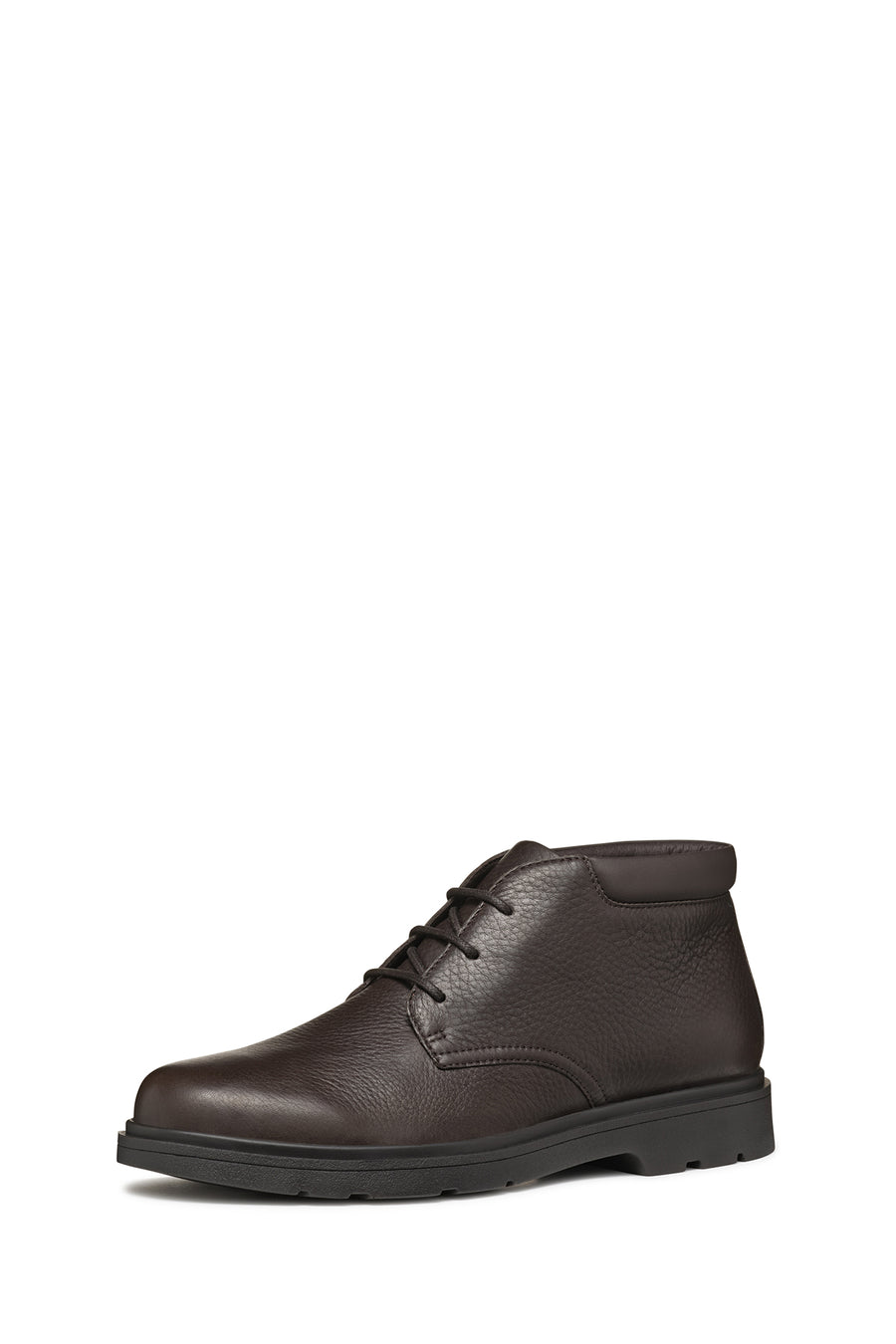 Geox Men's Brown U Spherica Ec1 Lace-Up Leather Combat Boots