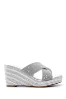 Women's Wedge Heeled Slippers | Derimod