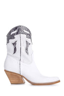 Women's Leather Cowboy Boots | Derimod