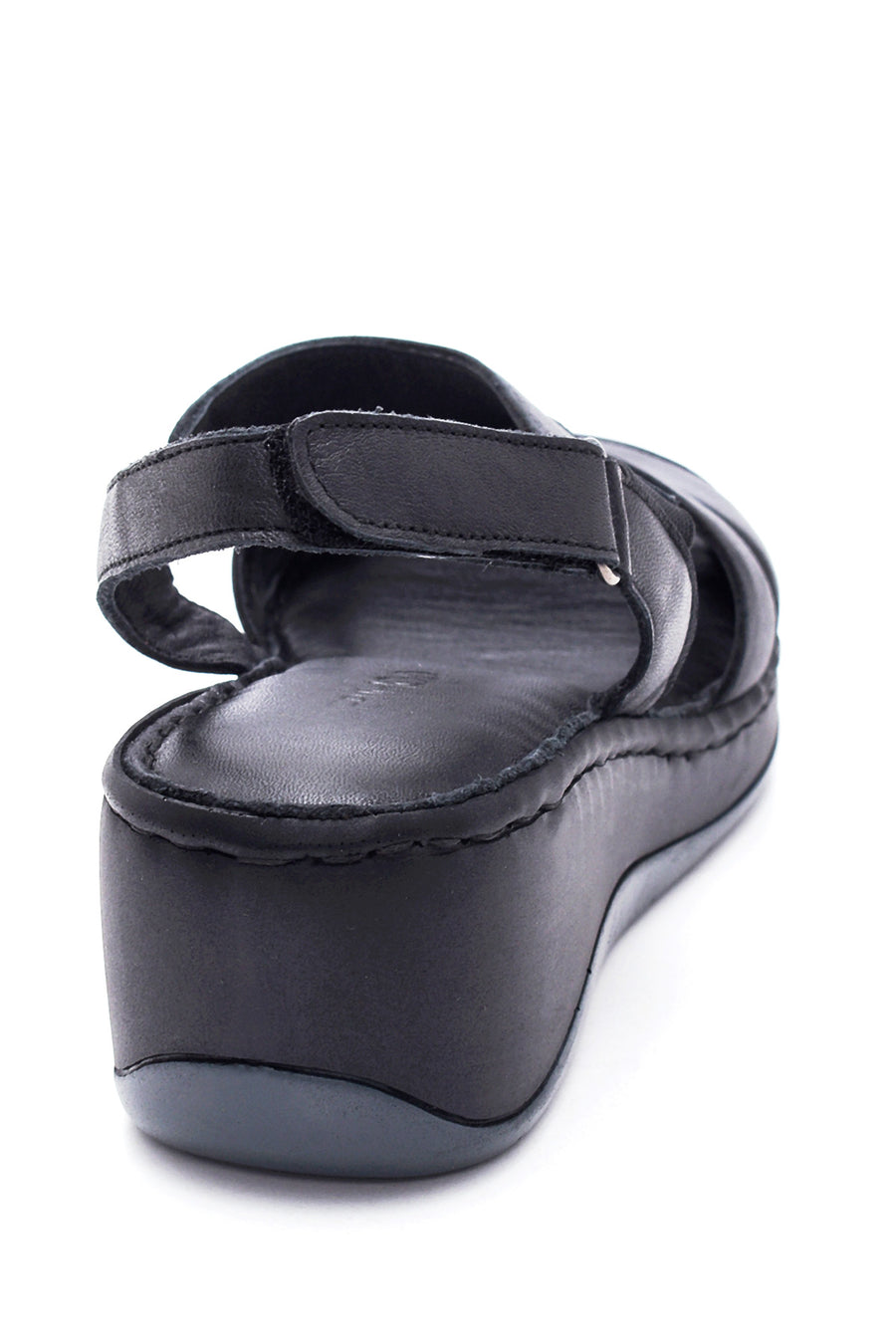 Women's Leather Comfort Wedge Heel Sandals