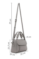 Woman Gray Long-Strap Shoulder Bag | Derimod