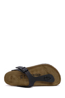 Birkenstock Women's Black Flip Flops Gizeh Bf Slippers | Derimod