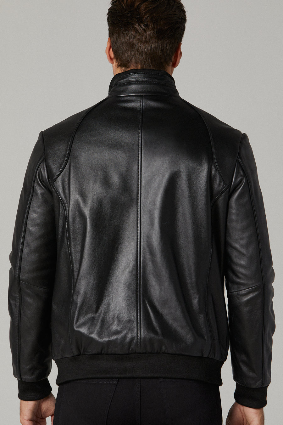 Andy Men's Black Leather Jacket