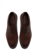 Men's Brown Laced Leather Classic Shoes | Derimod