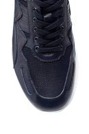 Men's High-Sole Leather Sneaker | Derimod