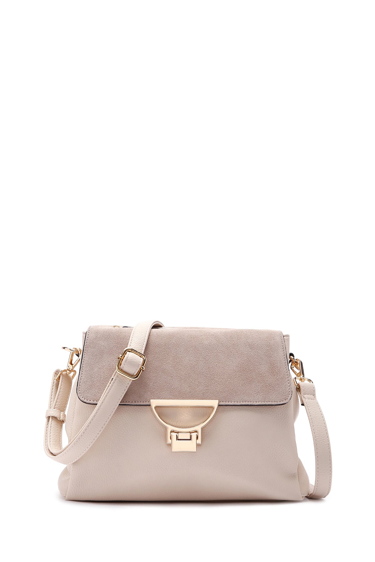 Women's Beige Long Strap Crossbody Bag 24SBD241014 | Derimod