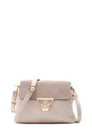 Women's Beige Long Strap Crossbody Bag | Derimod