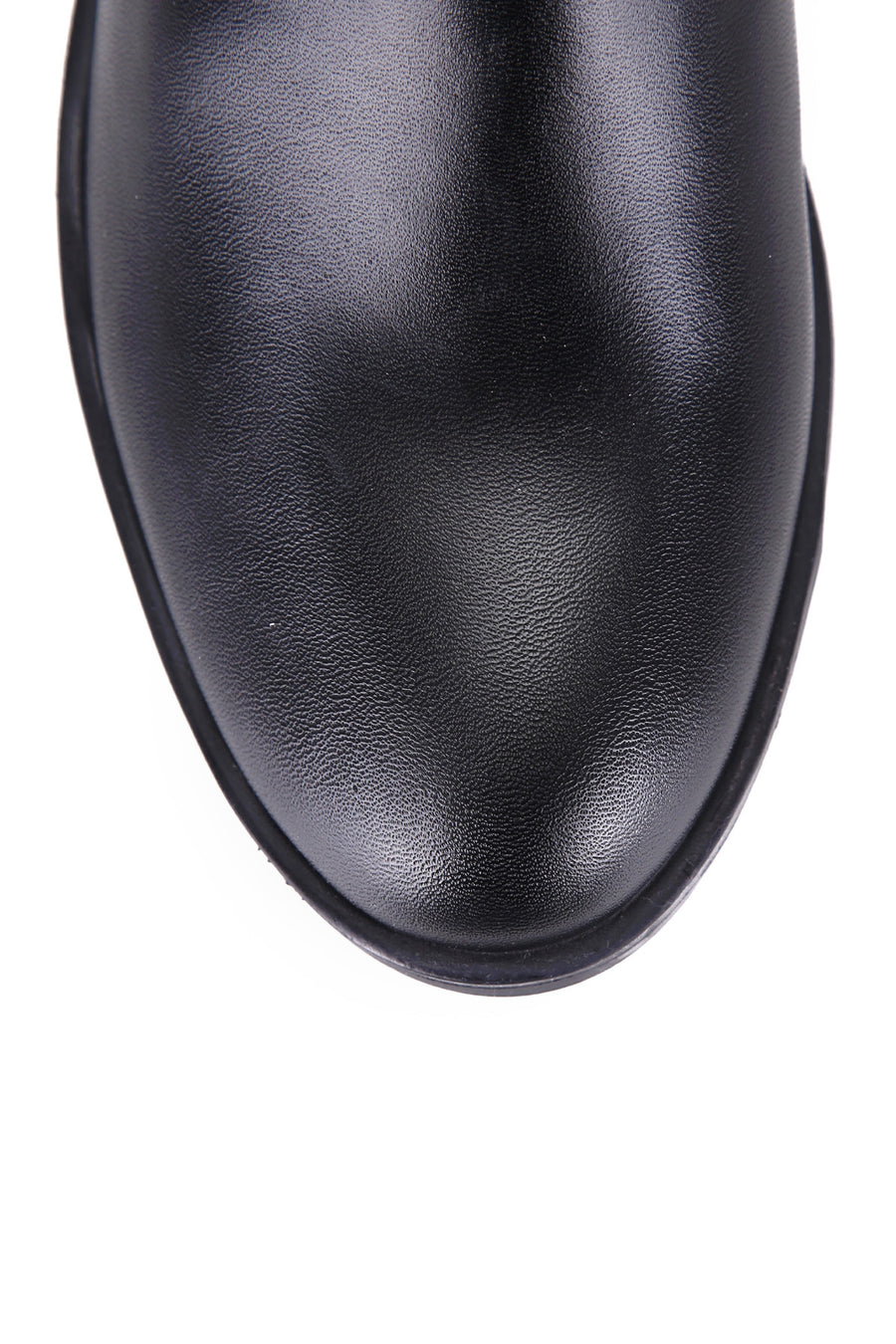 Women's Leather Boots with Buckle
