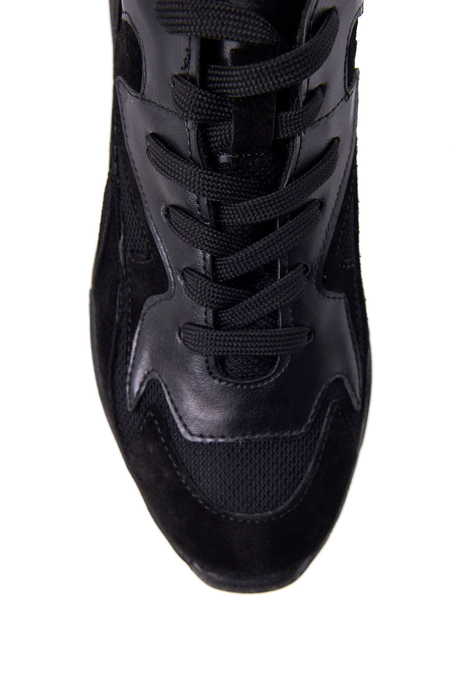 Kadın Yüksek Tabanlı Süet Sneaker
