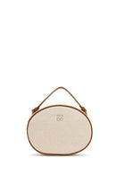 Women's Beige Fabric Crossbody Bag | Derimod