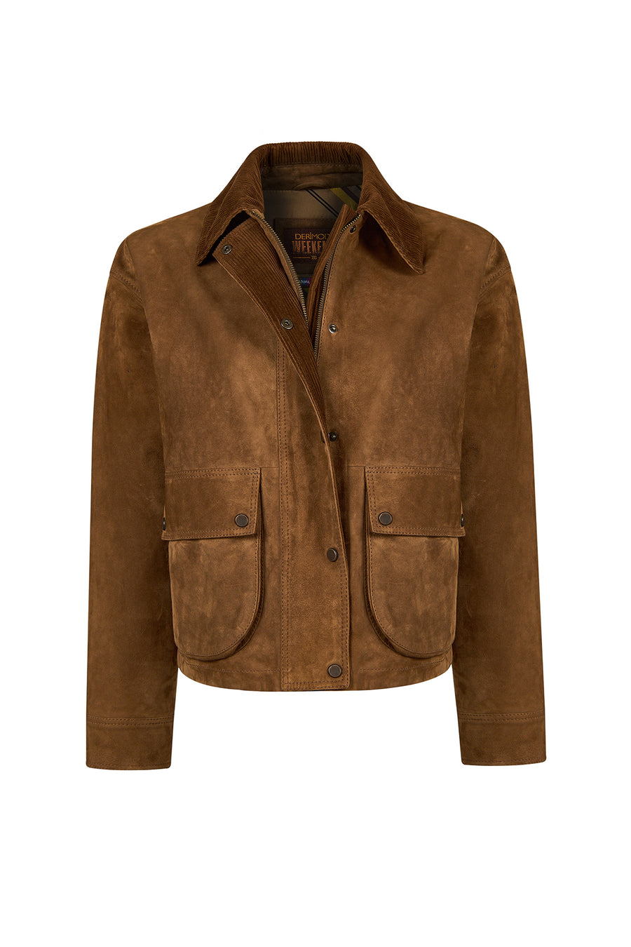Freedom Woman Camel Oversize Suede Leather Jacket