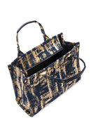 Women's Blue Long Strap Fabric Shoulder Bag | Derimod