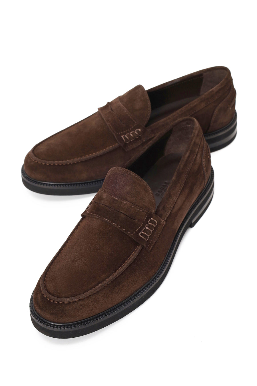 Male Brown Suede Casual Loafer
