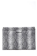 Women's Snake Patterned Clutch Bag | Derimod