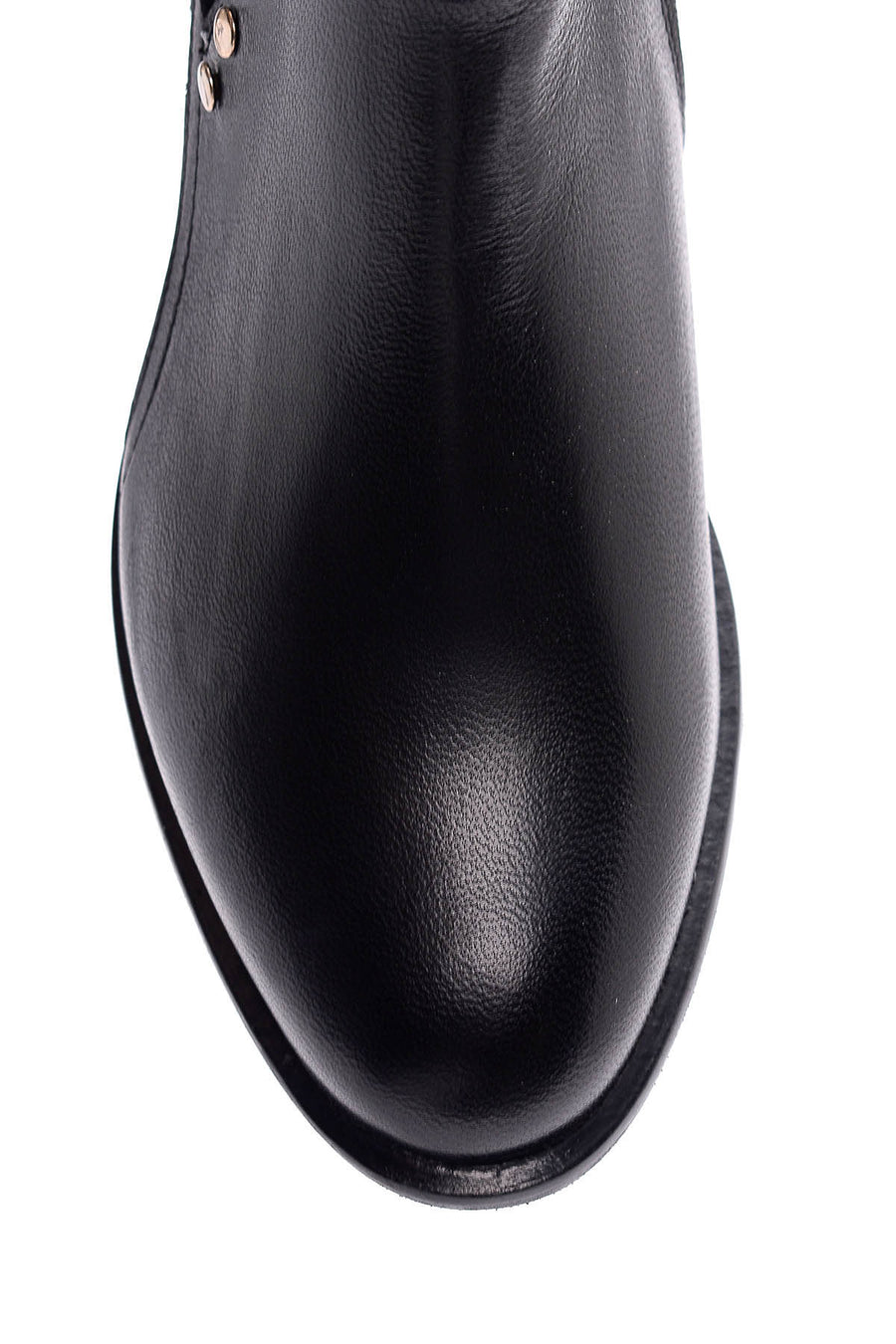 Women's Buckle Leather Boots