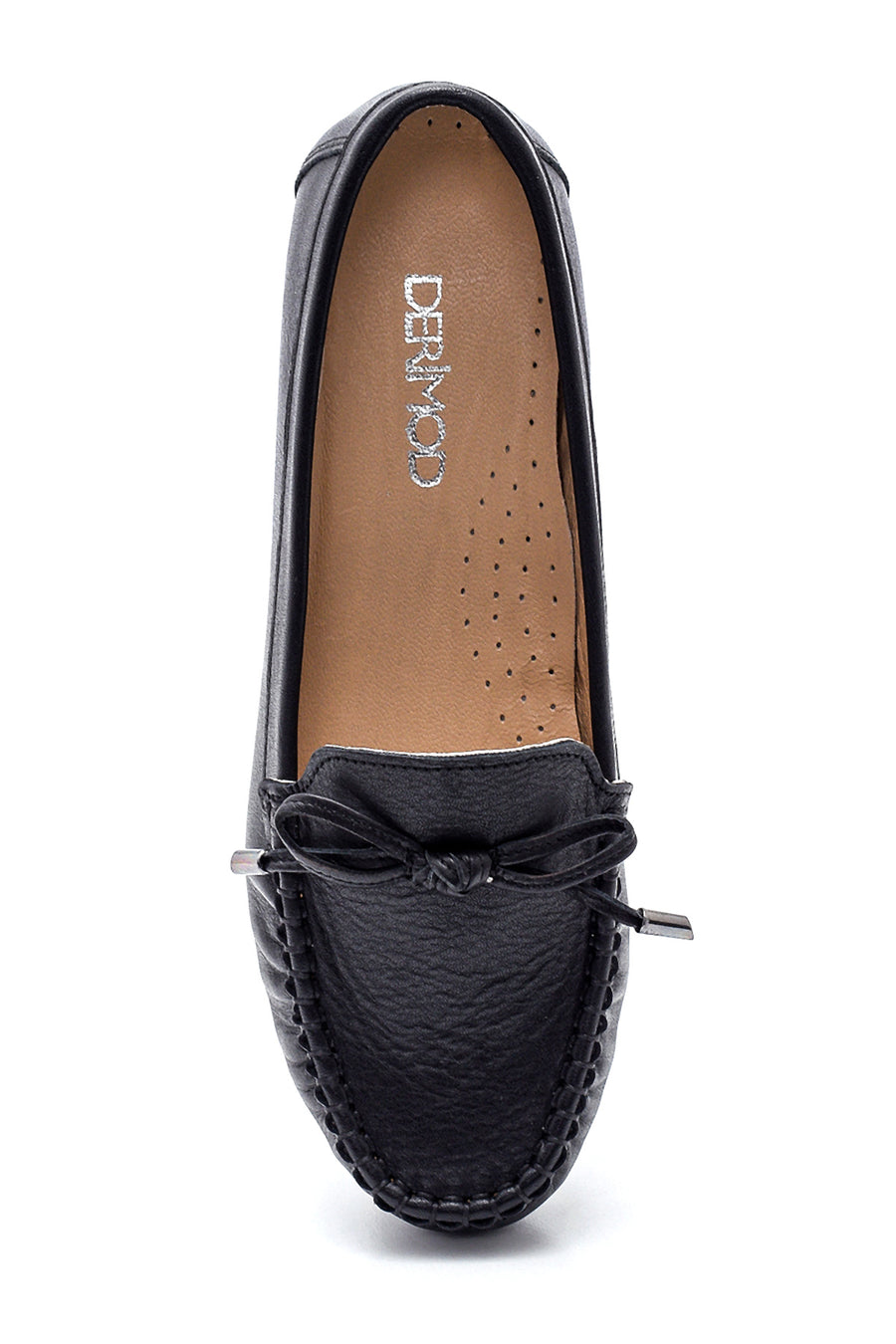 Women's Leather Bow Loafer