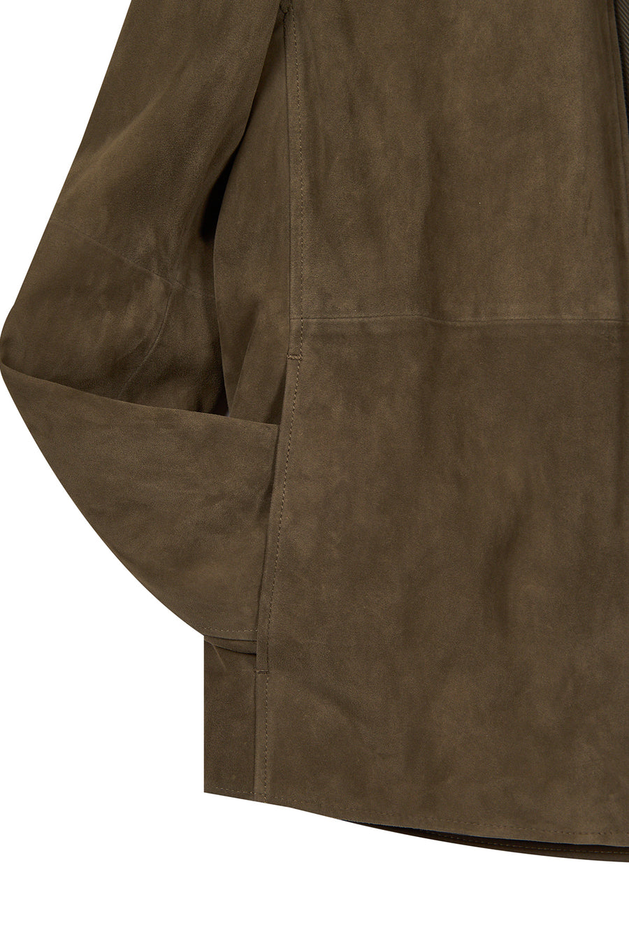 Asensio Male Green Suede Jacket