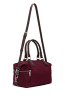 Woman Burgundy Long-Strap Fabric Shoulder Bag | Derimod