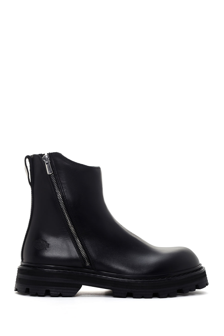 Harley Davidson Men's Black Thick Soled Zippered Boots 021M100623 | Derimod