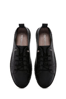 Women's Black Leather Comfort Shoes | Derimod